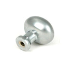 Satin Chrome Moore Cabinet Knob - 25mm - Cabinet Knobs - From The Anvil - Yester Home