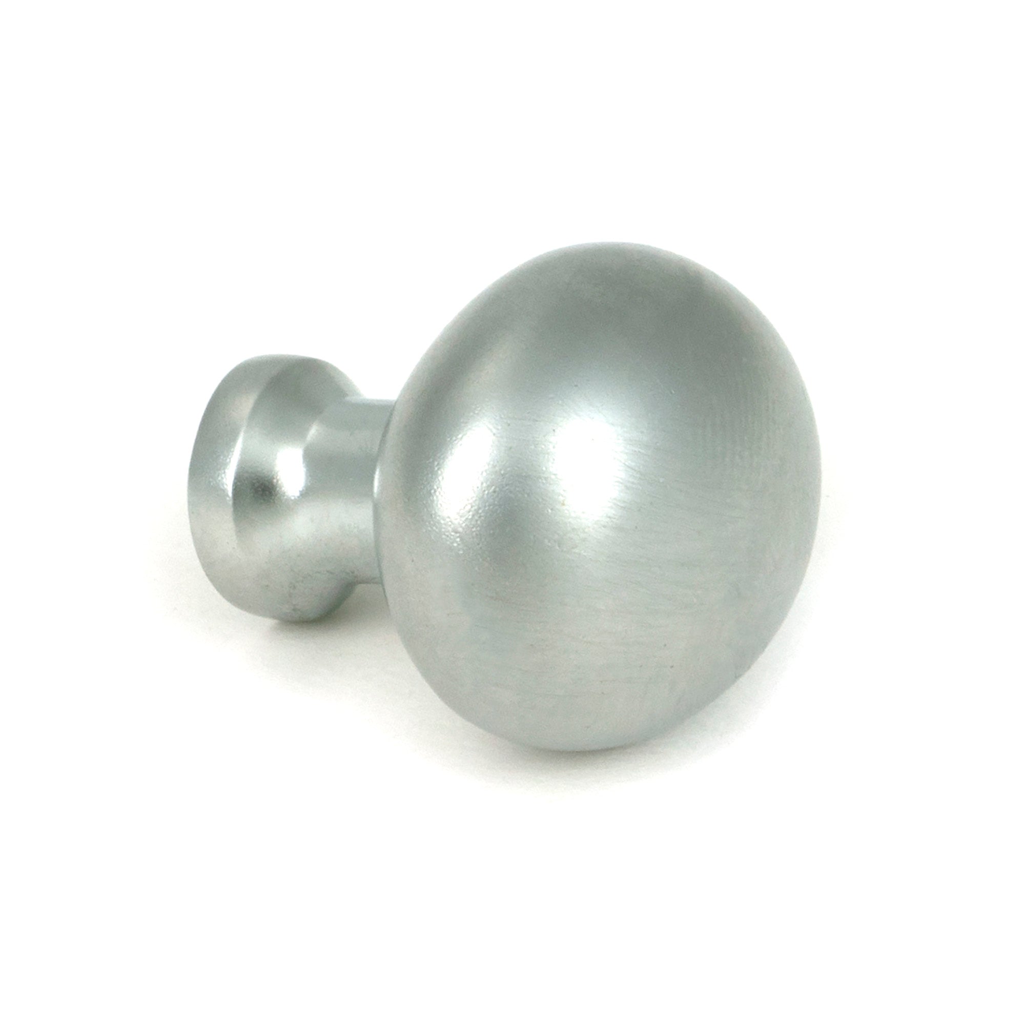 Satin Chrome Moore Cabinet Knob - 25mm - Cabinet Knobs - From The Anvil - Yester Home