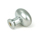 Satin Chrome Moore Cabinet Knob - 32mm - Cabinet Knobs - From The Anvil - Yester Home
