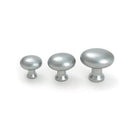 Satin Chrome Moore Cabinet Knob - 32mm - Cabinet Knobs - From The Anvil - Yester Home
