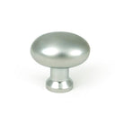 Satin Chrome Moore Cabinet Knob - 32mm - Cabinet Knobs - From The Anvil - Yester Home