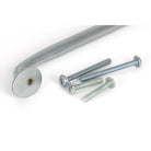 Satin Chrome Moore Pull Handle - Medium - Pull Handles - From The Anvil - Yester Home