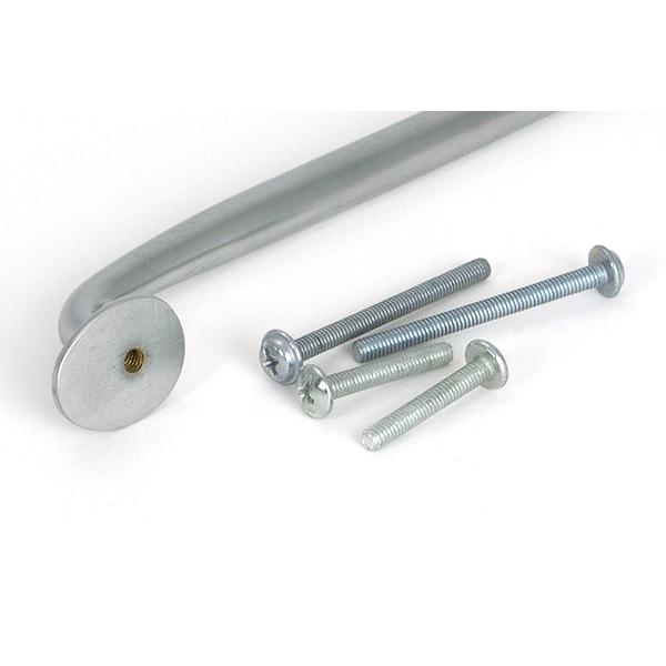 Satin Chrome Moore Pull Handle - Medium - Pull Handles - From The Anvil - Yester Home