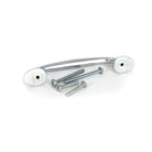 Satin Chrome Moore Pull Handle - Small - Pull Handles - From The Anvil - Yester Home