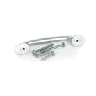 Satin Chrome Moore Pull Handle - Small - Pull Handles - From The Anvil - Yester Home