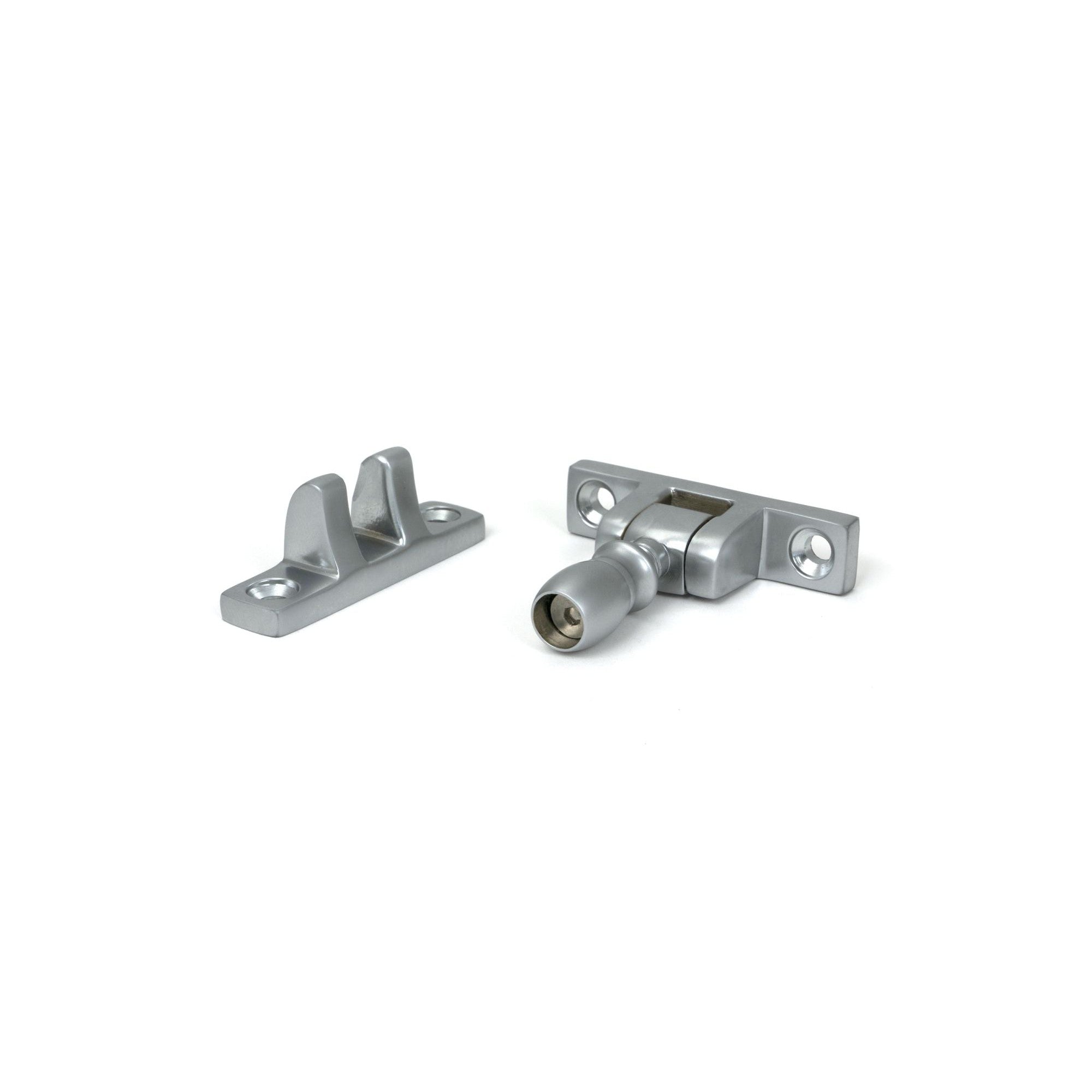 Satin Chrome Mushroom Brighton Fastener - Narrow (Square) | From The Anvil - Brighton Fasteners - From The Anvil - Yester Home