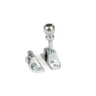 Satin Chrome Mushroom Brighton Fastener (Radiused) | From The Anvil - Fasteners - From The Anvil - Yester Home