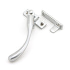 Satin Chrome Night-Vent Locking Peardrop Fastener - LH | From The Anvil-Night-Vent Fasteners-Yester Home