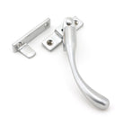 Satin Chrome Night-Vent Locking Peardrop Fastener - RH | From The Anvil - Night-Vent Fasteners - From The Anvil - Yester Home