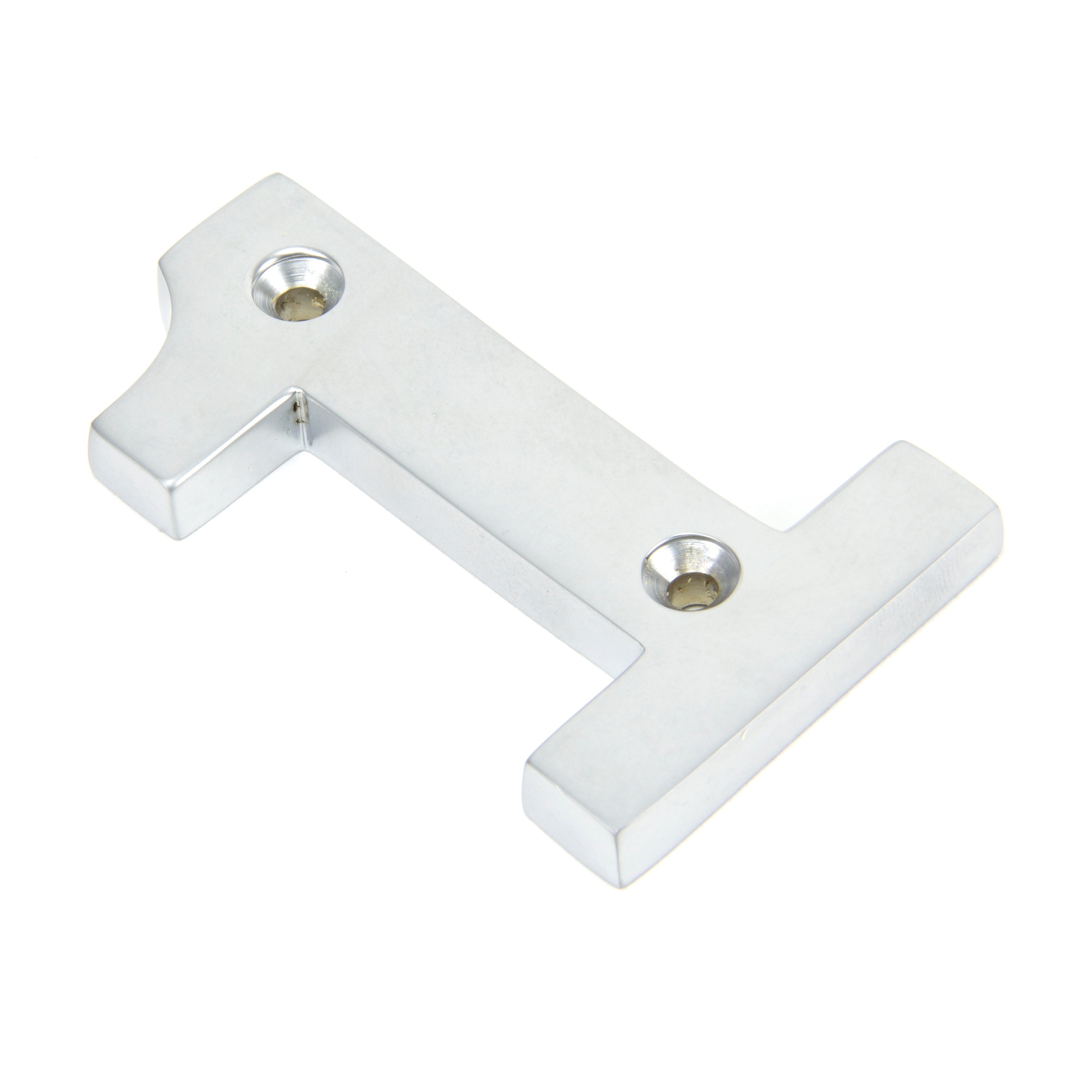 Satin Chrome Numeral 1 | From The Anvil-Numerals-Yester Home