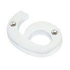 Satin Chrome Numeral 6 | From The Anvil-Numerals-Yester Home