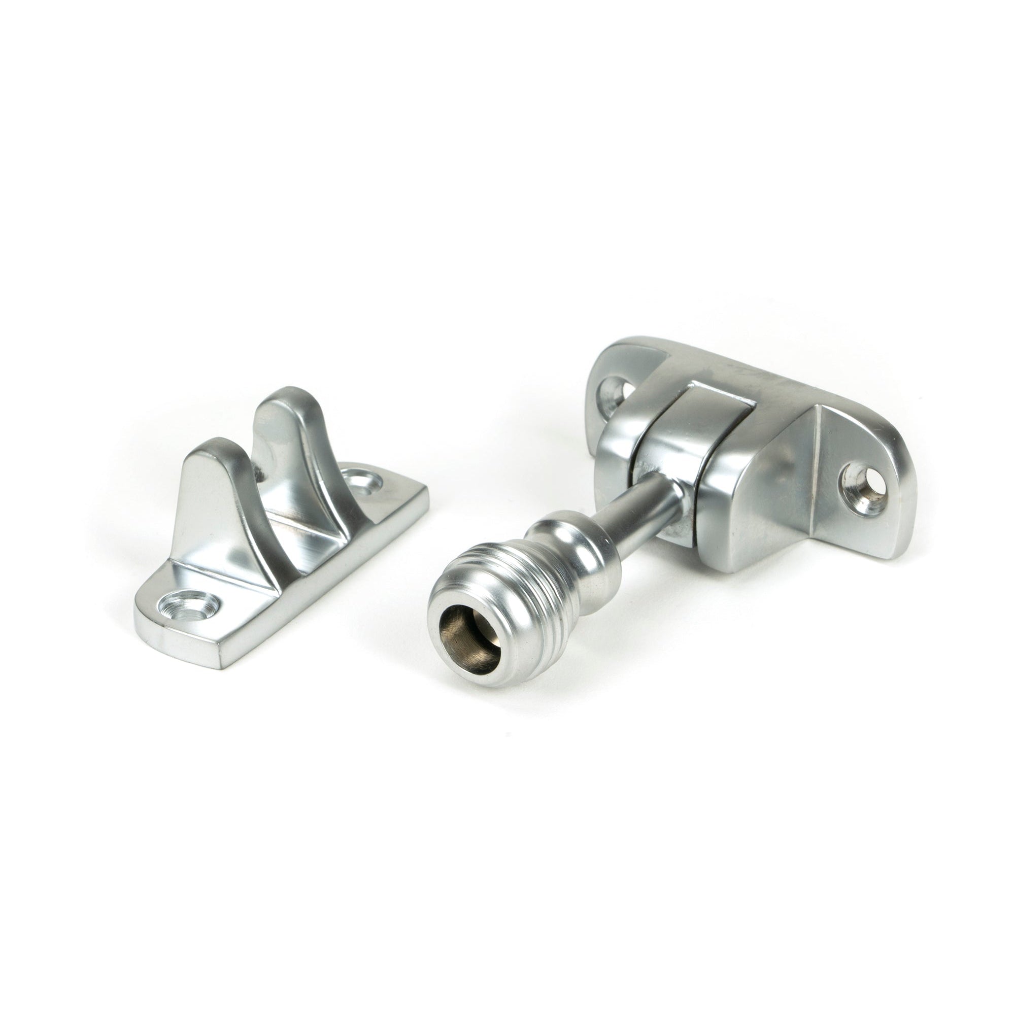 Satin Chrome Prestbury Brighton Fastener (Radiused) | From The Anvil-Fasteners-Yester Home