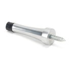 Satin Chrome Projection Door Stop | From The Anvil-Door Stops-Yester Home
