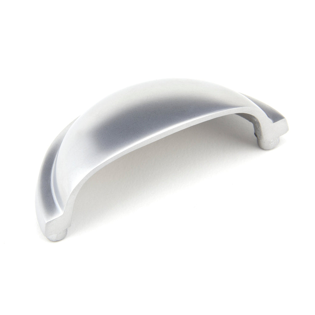 Satin Chrome Regency Concealed Drawer Pull | From The Anvil