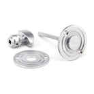 Satin Chrome Round Bathroom Thumbturn | From The Anvil - Thumbturns - From The Anvil - Yester Home