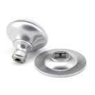 Satin Chrome Round Centre Door Knob | From The Anvil - Centre Door Knobs - From The Anvil - Yester Home