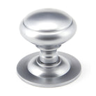 Satin Chrome Round Centre Door Knob | From The Anvil-Centre Door Knobs-Yester Home