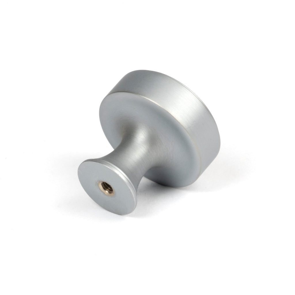 Satin Chrome Scully Cabinet Knob - 32mm | From The Anvil