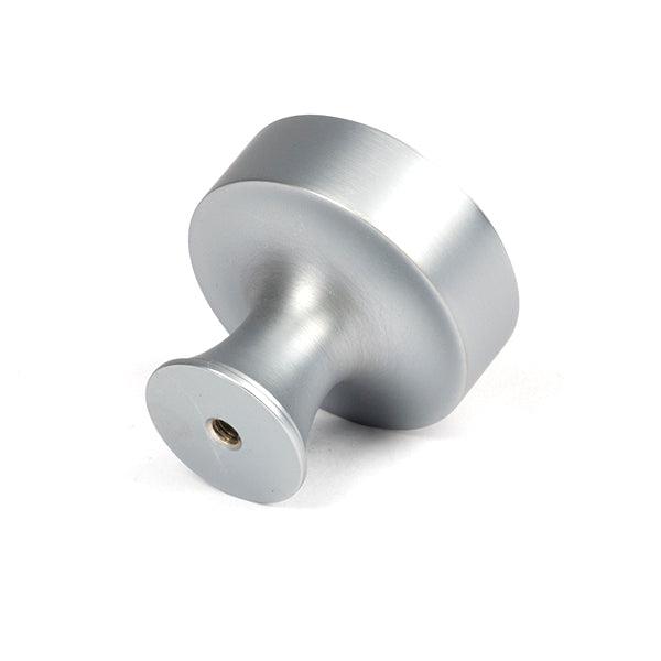Satin Chrome Scully Cabinet Knob - 38mm | From The Anvil-Cabinet Knobs-Yester Home