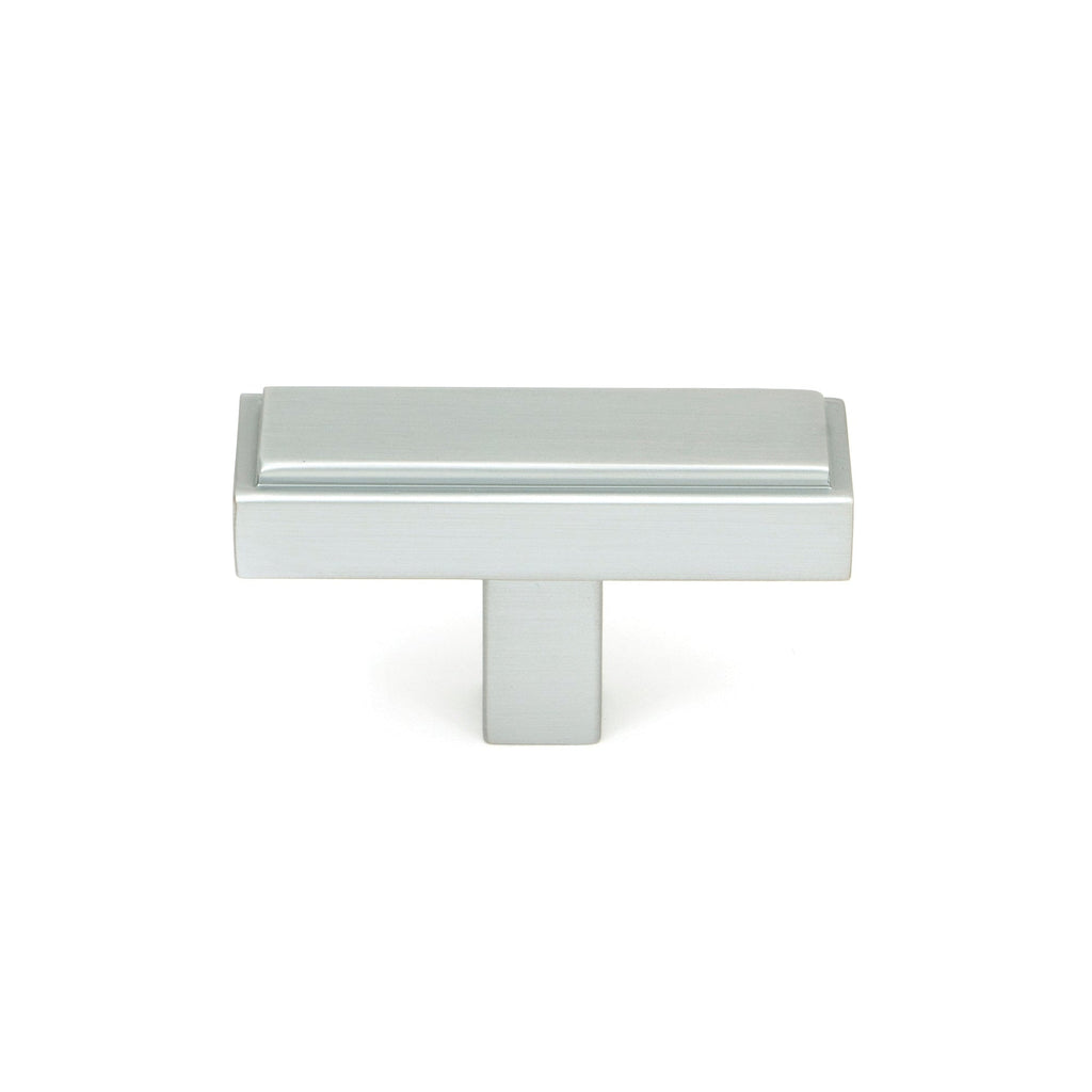 Satin Chrome Scully T-Bar | From The Anvil-Cabinet Knobs-Yester Home