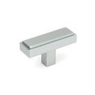 Satin Chrome Scully T-Bar | From The Anvil-Cabinet Knobs-Yester Home