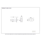 Satin Chrome Security Door Bolt | From The Anvil-Bolts-Yester Home