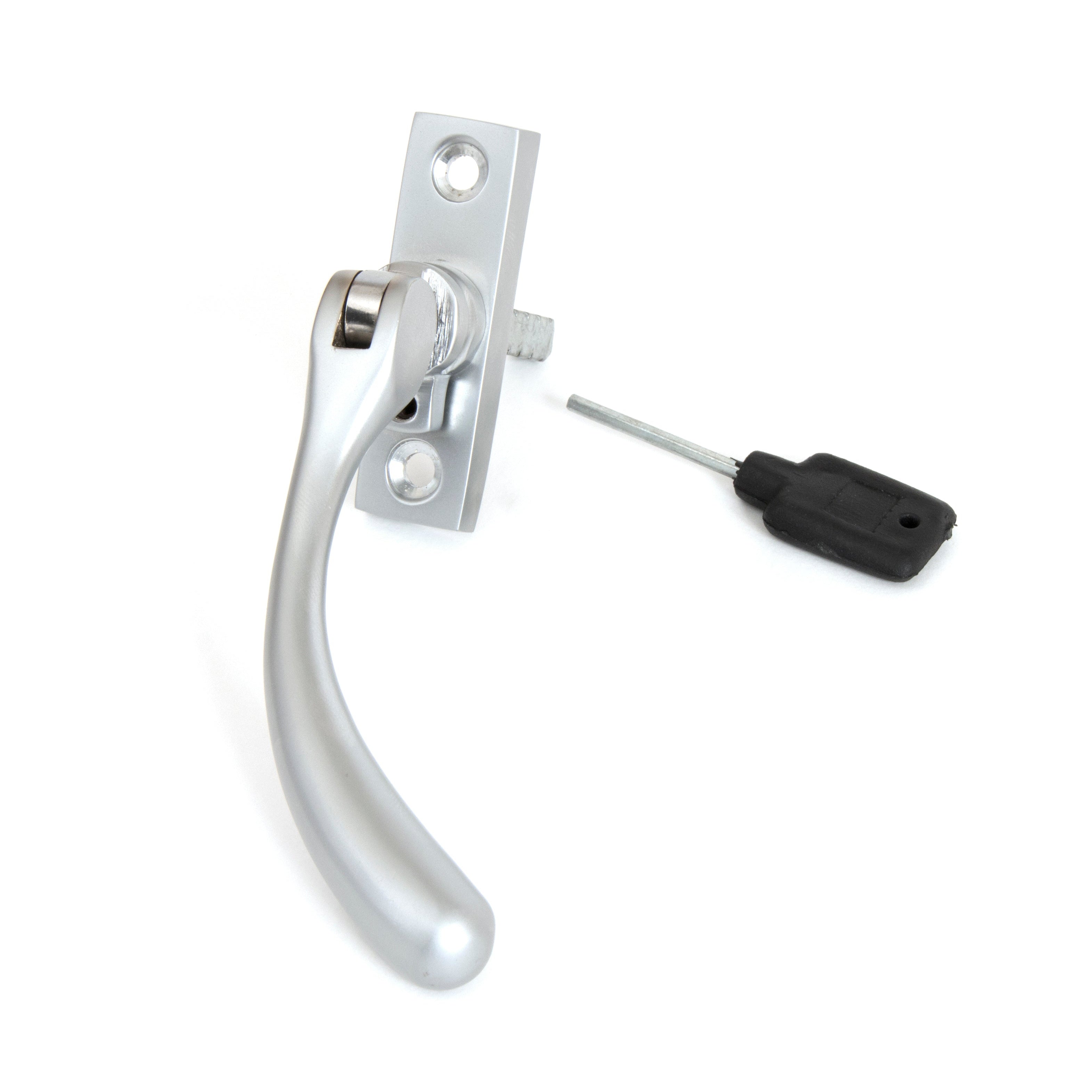 Satin Chrome Slim Peardrop Espag - RH | From The Anvil-Espag. Fasteners-Yester Home