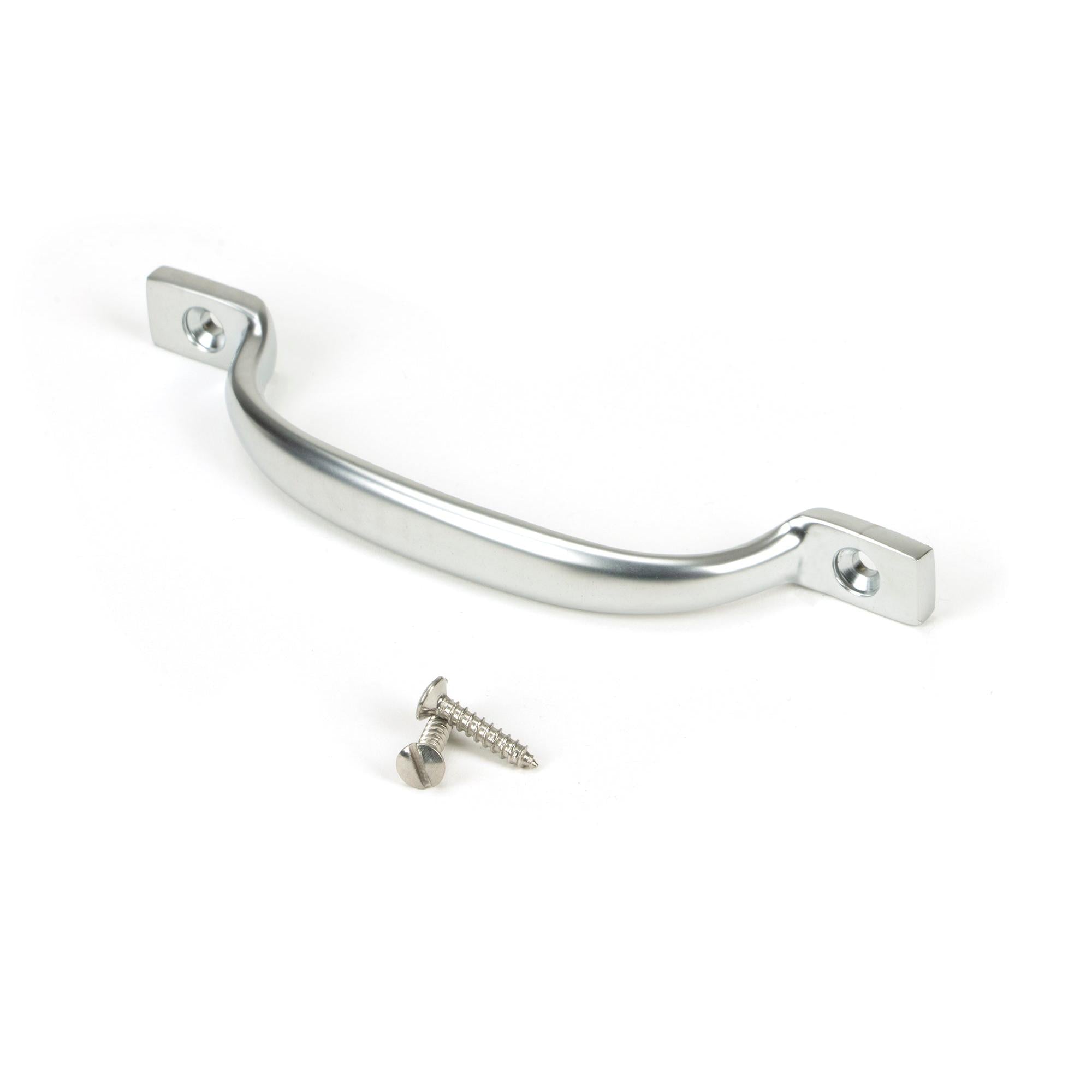 Satin Chrome Slim Sash Pull | From The Anvil - Sash Lifts - From The Anvil - Yester Home