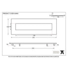 Satin Chrome Small Letter Plate | From The Anvil-Letter Plates-Yester Home