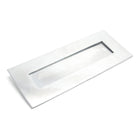 Satin Chrome Small Letter Plate | From The Anvil - Letter Plates - From The Anvil - Yester Home