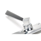 Satin Chrome Straight Lever Euro Lock Set | From The Anvil-Lever Euro-Yester Home