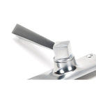Satin Chrome Straight Lever Euro Lock Set | From The Anvil - Lever Euro - From The Anvil - Yester Home