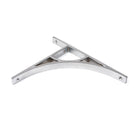 Satin Chrome Tyne Shelf Bracket (260mm x 200mm) | From The Anvil - Shelf Brackets - From The Anvil - Yester Home