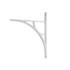 Satin Chrome Tyne Shelf Bracket (314mm x 250mm) | From The Anvil - Shelf Brackets - From The Anvil - Yester Home