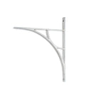 Satin Chrome Tyne Shelf Bracket (314mm x 250mm) | From The Anvil-Shelf Brackets-Yester Home