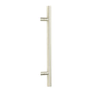 Satin Marine SS (316) 0.6m Offset T Bar Handle Bolt Fix 32mm Ø | From The Anvil - Door Pull Handles - From The Anvil - Yester Home