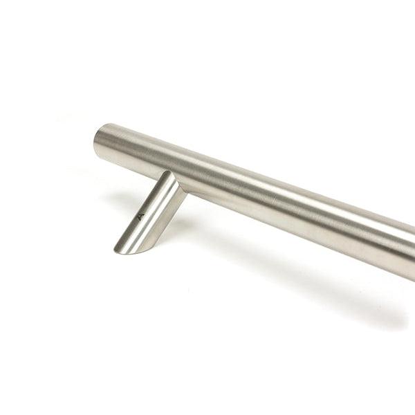 Satin Marine SS (316) 0.6m Offset T Bar Handle Bolt Fix 32mm Ø | From The Anvil-Pull Handles-Yester Home