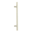 Satin Marine SS (316) 0.6m Offset T Bar Handle Secret Fix 32mm Ø | From The Anvil - Door Pull Handles - From The Anvil - Yester Home
