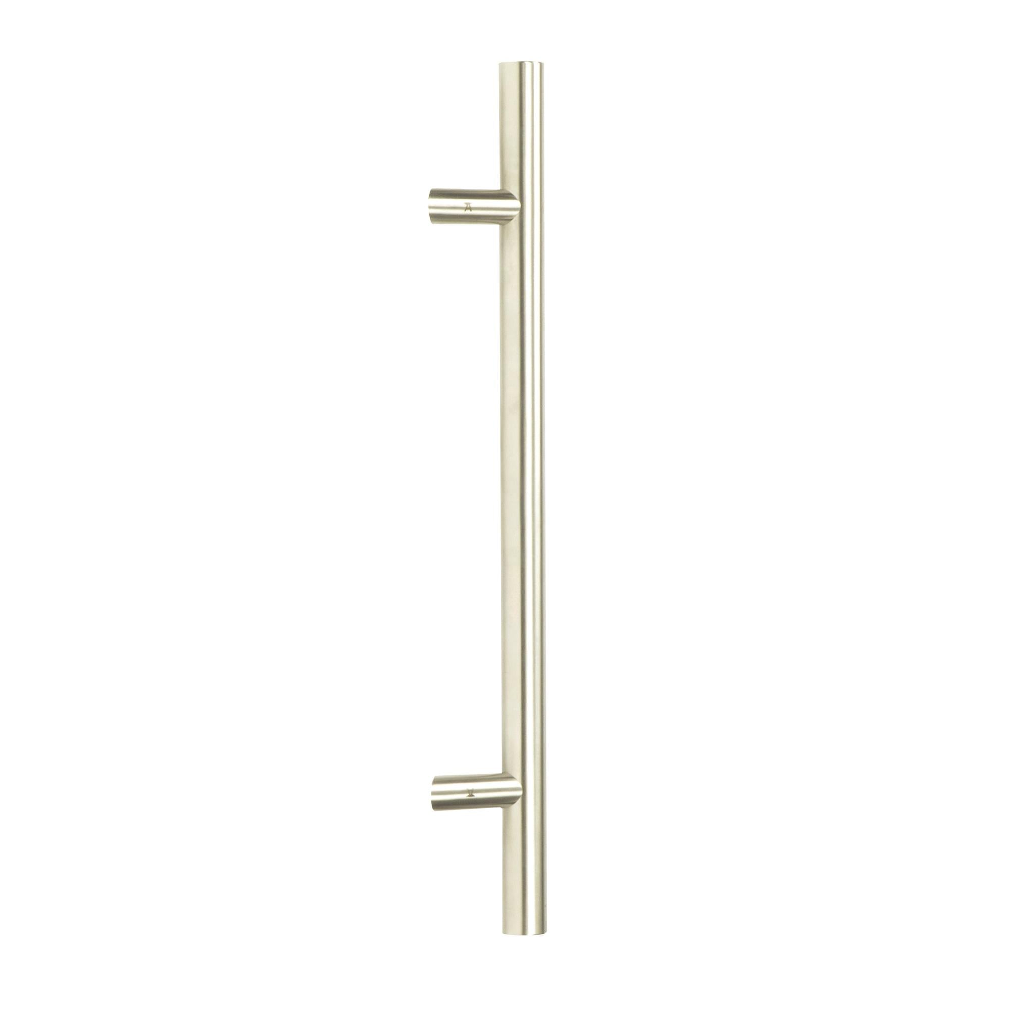 Satin Marine SS (316) 0.6m Offset T Bar Handle Secret Fix 32mm Ø | From The Anvil - Door Pull Handles - From The Anvil - Yester Home