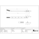 Satin Marine SS (316) 12" Brompton Stay | From The Anvil - Stays - From The Anvil - Yester Home