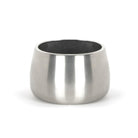Satin Marine SS (316) 12.5cm Hepworth Pot | From The Anvil-Plant Pots-Yester Home