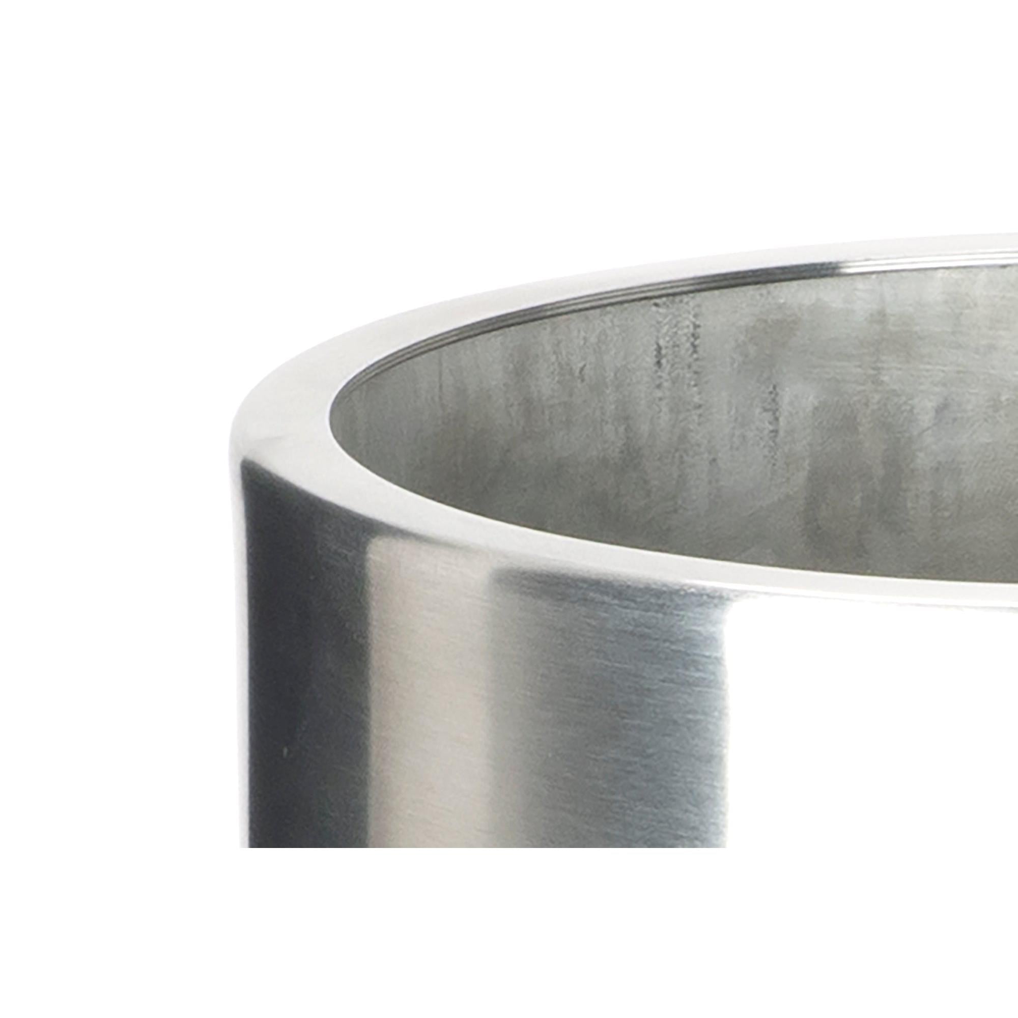 Satin Marine SS (316) 12.5cm Newlyn Pot | From The Anvil - Plant Pots - From The Anvil - Yester Home