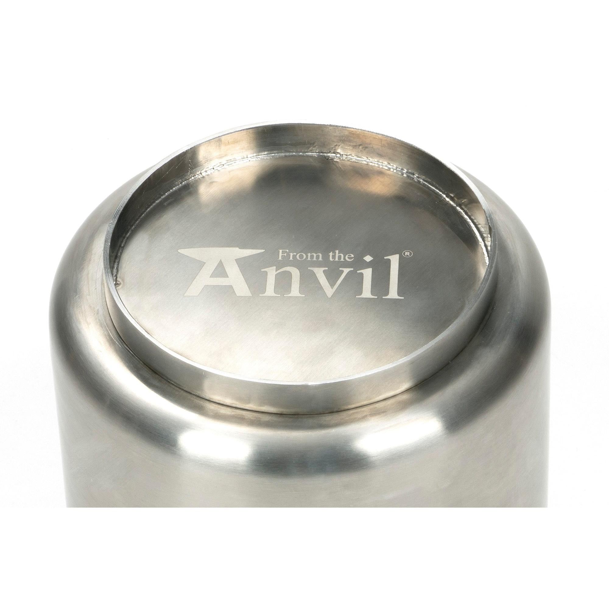 Satin Marine SS (316) 12.5cm Newlyn Pot | From The Anvil - Plant Pots - From The Anvil - Yester Home