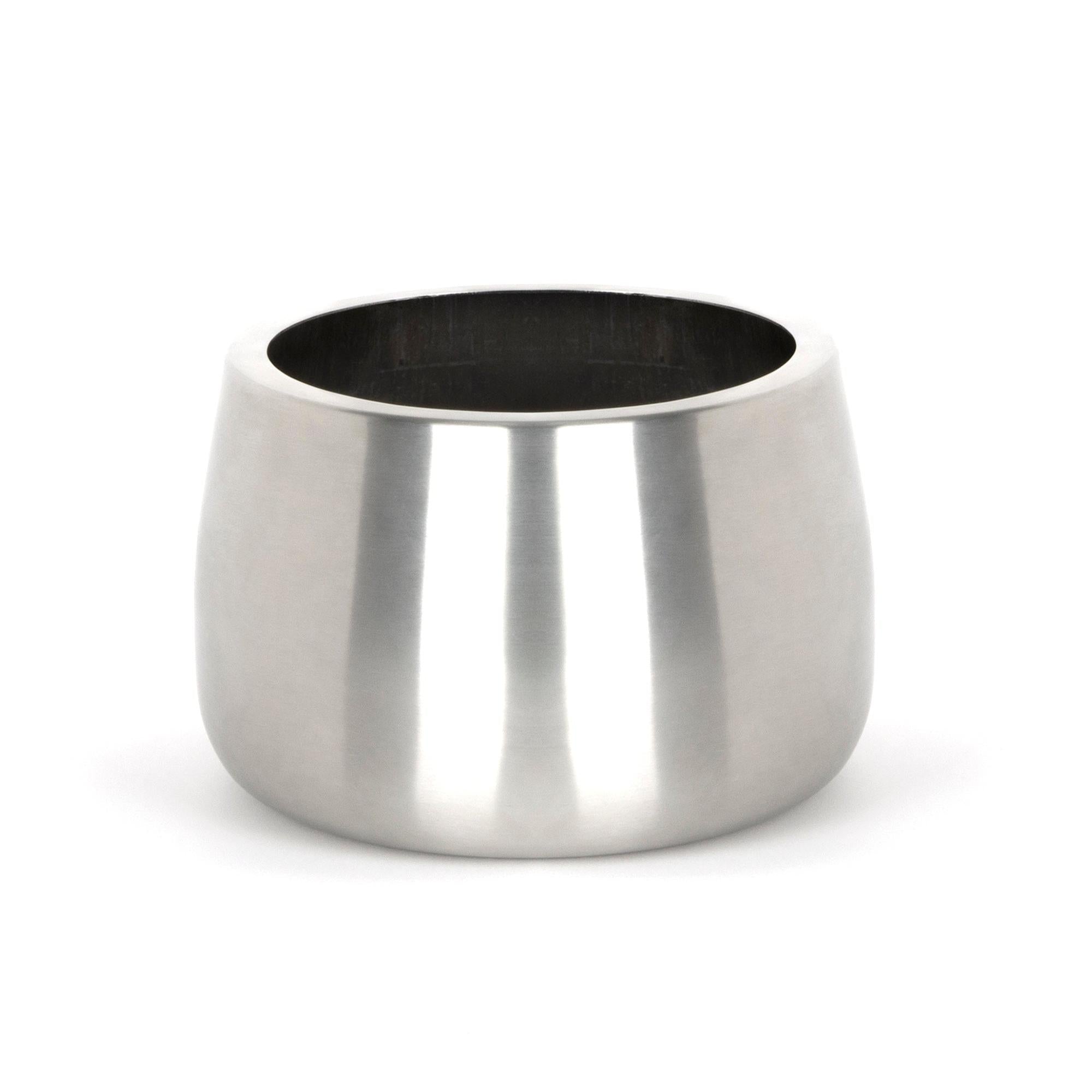 Satin Marine SS (316) 16cm Hepworth Pot | From The Anvil - Plant Pots - From The Anvil - Yester Home