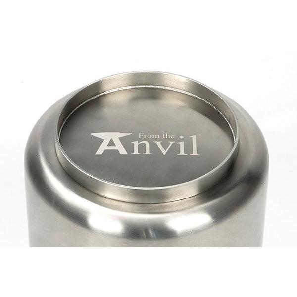 Satin Marine SS (316) 16cm Newlyn Pot | From The Anvil-Plant Pots-Yester Home