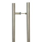 Satin Marine SS (316) 1.2m Offset T Bar Handle B2B 32mm Ø | From The Anvil - Door Pull Handles - From The Anvil - Yester Home
