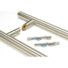 Satin Marine SS (316) 1.2m Offset T Bar Handle B2B 32mm Ø | From The Anvil - Door Pull Handles - From The Anvil - Yester Home