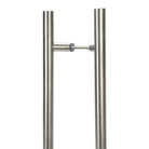 Satin Marine SS (316) 1.5m Offset T Bar Handle B2B 32mm Ø | From The Anvil - Door Pull Handles - From The Anvil - Yester Home
