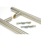 Satin Marine SS (316) 1.5m Offset T Bar Handle B2B 32mm Ø | From The Anvil-Pull Handles-Yester Home