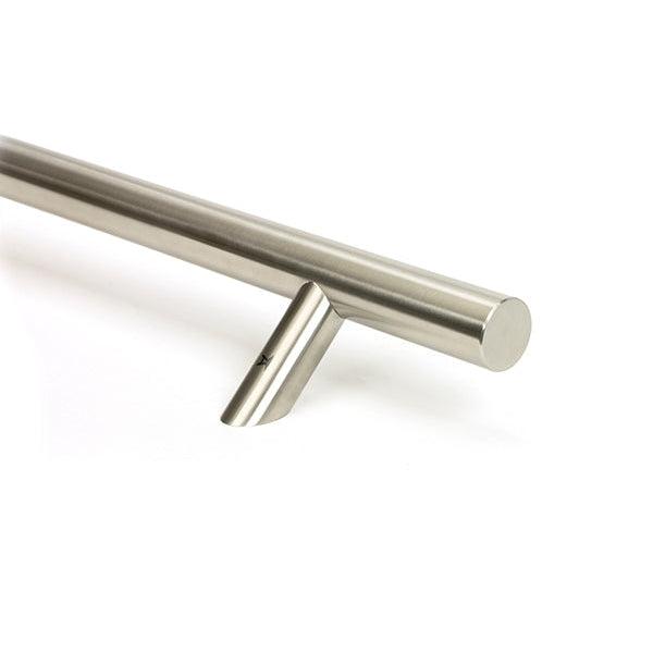 Satin Marine SS (316) 1.8m Offset T Bar Handle Bolt Fix 32mm Ø | From The Anvil-Pull Handles-Yester Home